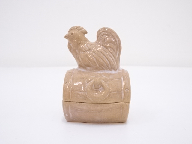 道具 ] - 道具 萩焼 水尾峰雪造 干支酉香合 | ネットショップ圭